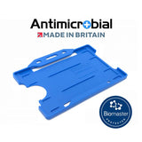 Double Sided NHS Blue Antimicrobial ID Holder Packs of x100 (AT02)